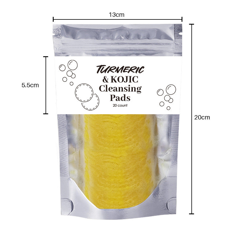 Turmeric Exfoliating Cleansing Pads – Deep Clean & Glow