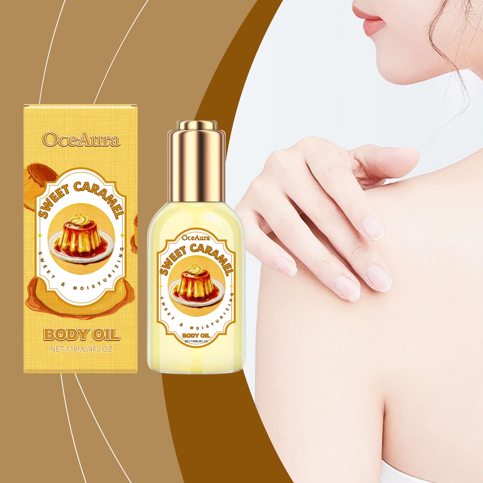 Caramel Body Moisturizing Oil