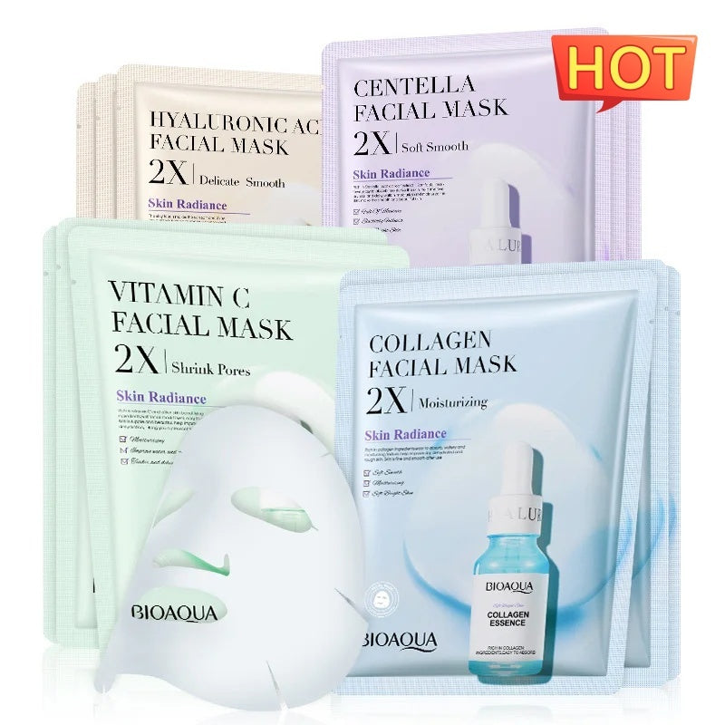 Mascarilla facial de colágeno