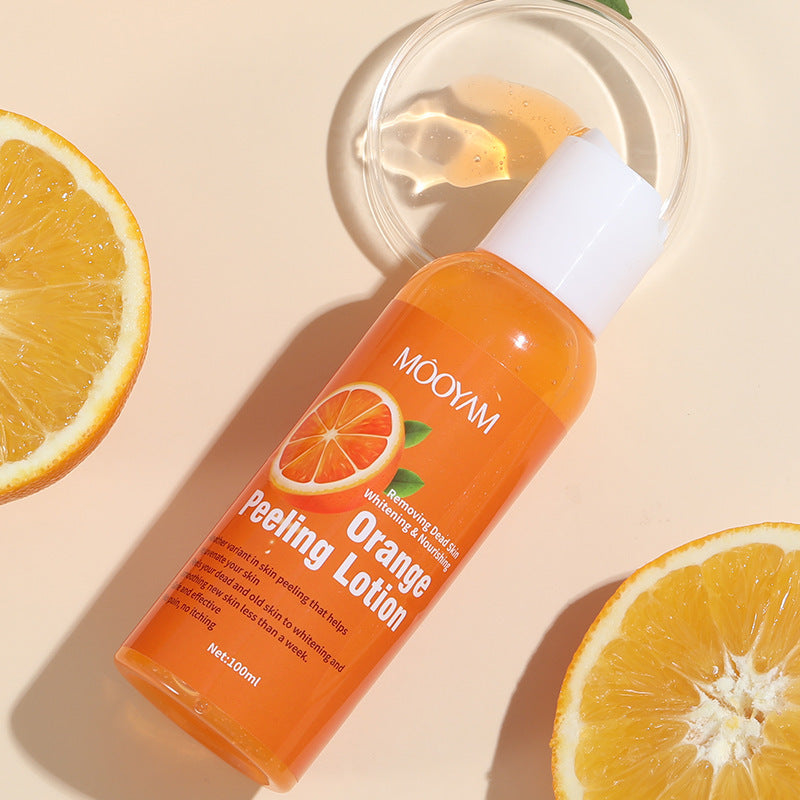 Loción exfoliante de cáscara de naranja de Beutra