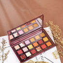 Paleta de sombras de ojos mate y brillantes de 18 colores