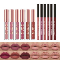 12-Piece Matte Lipstick & Lip Liner Set